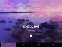 Tablet Screenshot of melzig.com